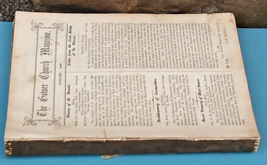 Antique The Gower Church Magazine 1900-1903, (36 Issues)
